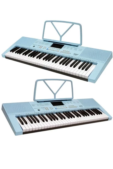 Midex PS-2300BL-PAK 61 Tuşlu Org Stand Kulaklık Mavi Başlangıç İçin Uygun - 4