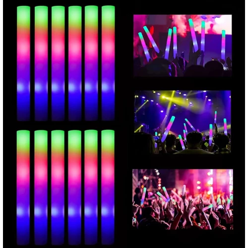 Led Işıklı Rengarenk Sünger Parti Çubuğu