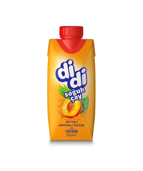 Çaykur Didi Şeftali Aromalı Soğuk Çay Kutu 330 Ml X 24 Adet - 3