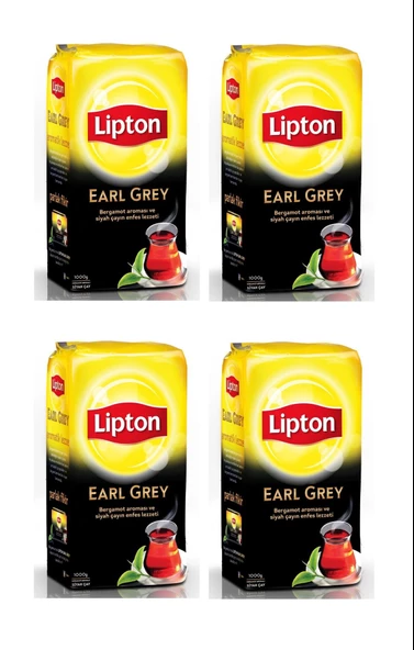 Lipton Early Grey Çay 1000 Gr X 4 Adet