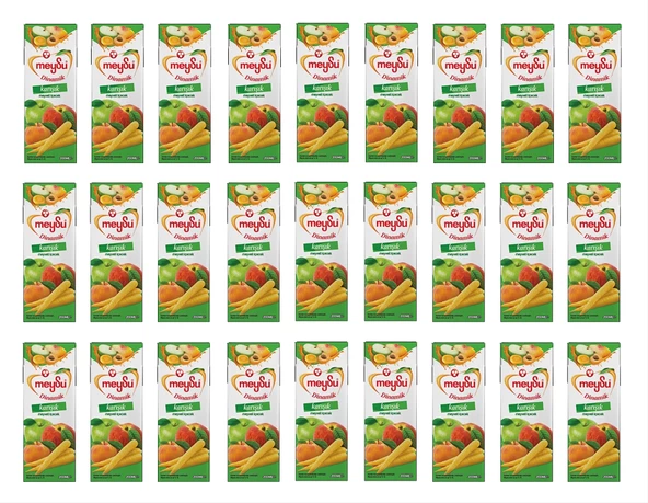 Meysu Dinamik Karışık Meyve Suyu 200 Ml X 27 Adet