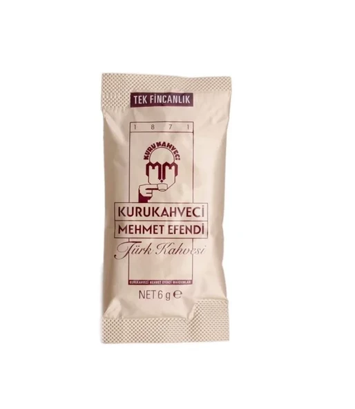Kurukahveci Mehmet Efendi Türk Kahvesi 6 Gr X 12 Adet - 2