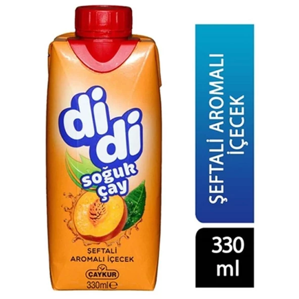 Çaykur Didi Şeftali Aromalı Soğuk Çay Kutu 330 Ml X 6 Adet - 2