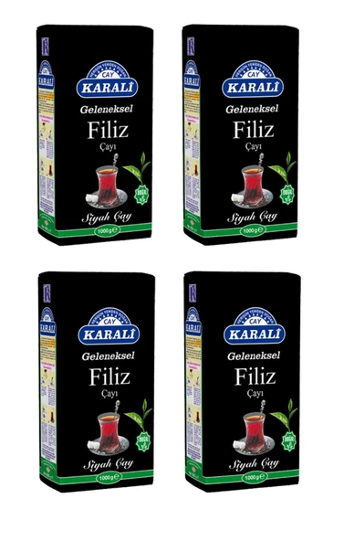 Karali Geleneksel Filiz Çayı 1000 Gr X 4 Adet