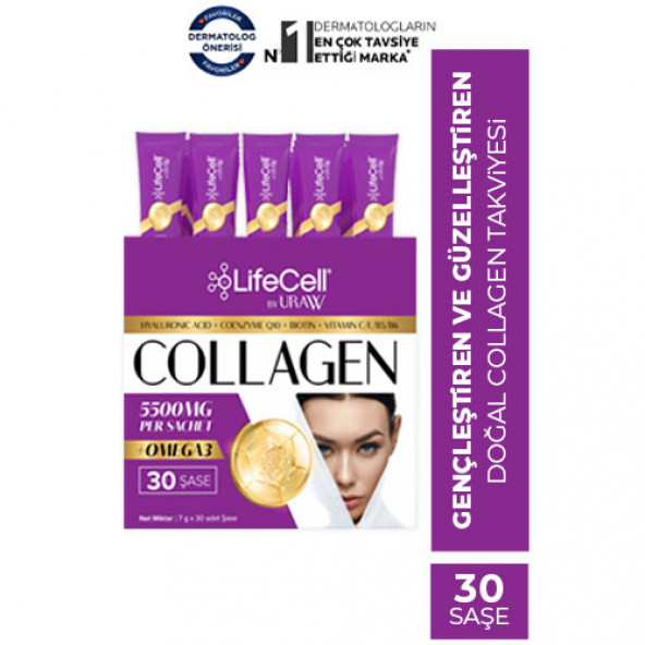 Uraw LifeCell Collagen Omega 3