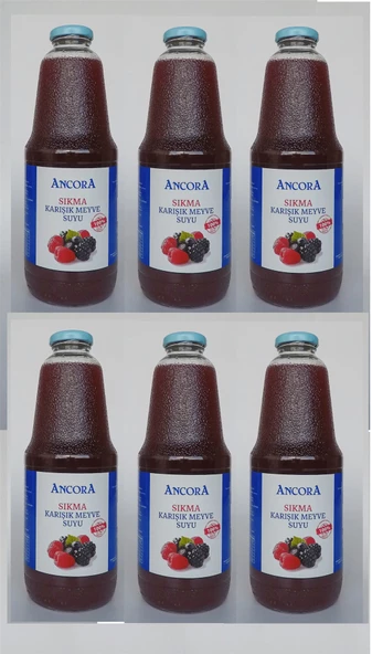 Ancora Sıkma Karışık Meyve Suyu 1 Lt X 6 Adet