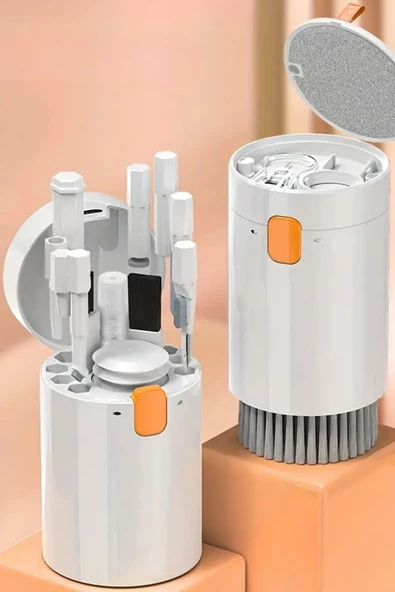 20 Parça Çok Fonksiyonlu Bilgisayar Temizleme Seti Klavye Cep Telefonu Kablosuz Kulaklık Temizleme Kalemi Toz Alma Multi Temizlik Kiti 20in1 - 8