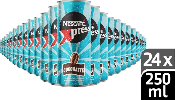 Nescafe Xpress Coco Natte Soğuk Kahve 250 Ml X 24 Adet