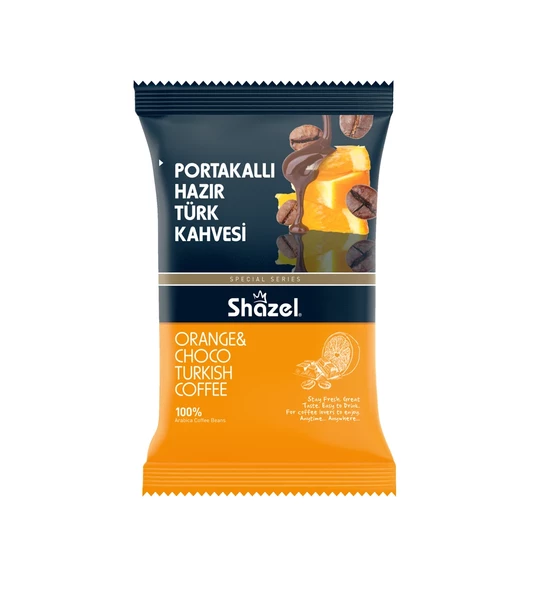 Shazel Portakallı Hazır Türk Kahvesi 100 Gr