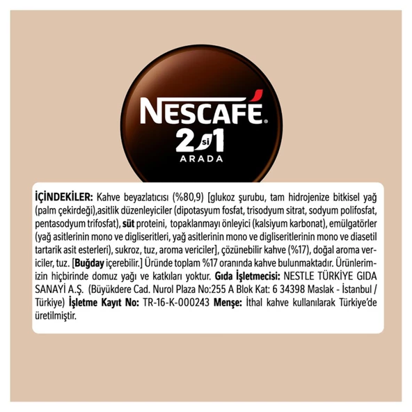 Nescafe 2Si1 Arada Sütlü Kahve 10 Gr X 10 Adet - 5
