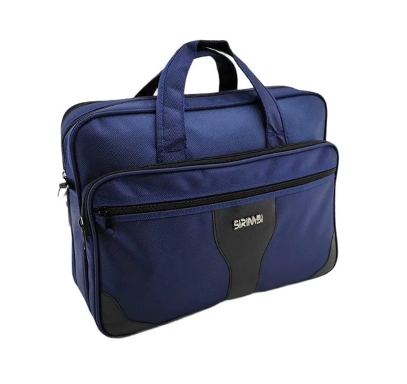 Sırımsı Lacivert 1900 Denye Kumaş Laptop & Evrak Çantası (163) - 2