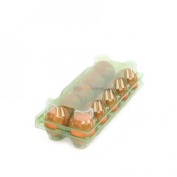 10lu Plastik Yeşil Yumurta Viyolü   (100 Adet) - 3