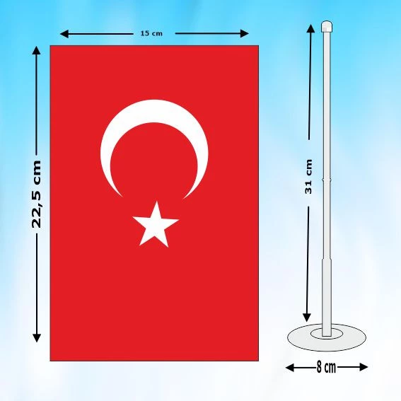 TEKLİ TÜRK BAYRAĞI - 3