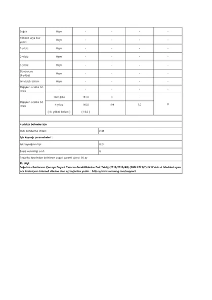 Samsung RT58K704RWW/TR Çift Kapılı No Frost Beyaz Buzdolabı - 4