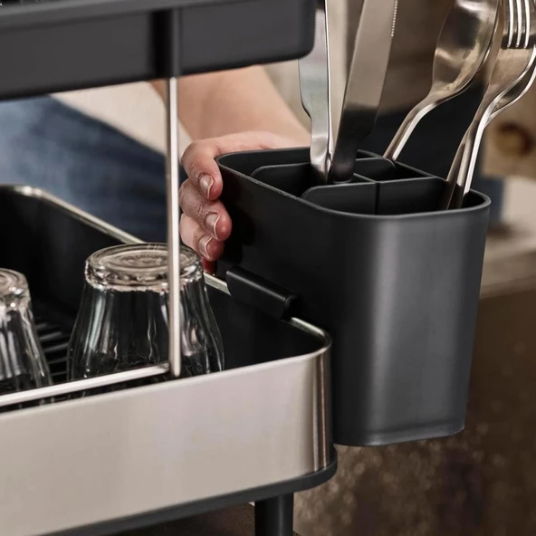 Joseph Joseph 851647 Excel 2 Katlı Bulaşıklık - Paslanmaz Çelik - 6