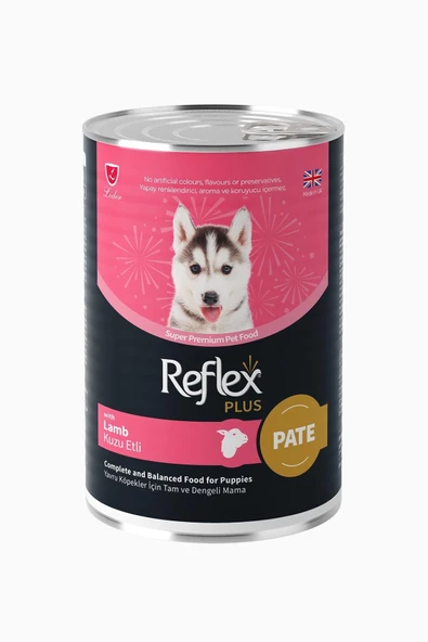 Reflex Plus Pate İçinde Et Parçacıklı Yavru Köpek Konservesi 395gr