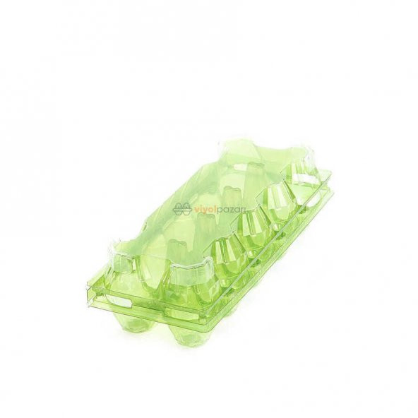 10lu Plastik Yeşil Yumurta Viyolü (200 Adet) - 1