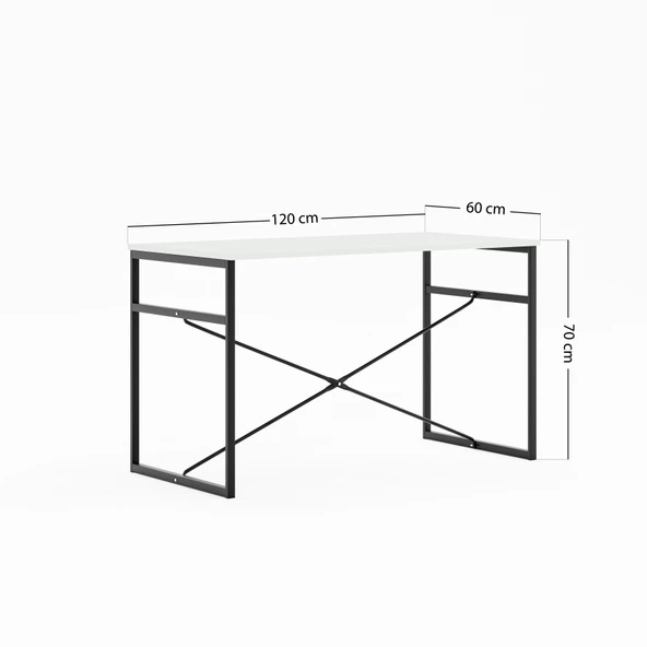 Eportatif Masa Takımı Bench Bank Masa Seti 120x60 Masa Mutfak Masası Yemek Masası Beyaz 1552 - 6