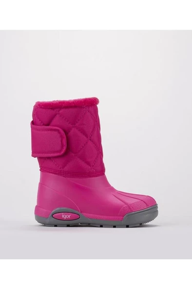 İgor W10209-007 TOPO SKI NYLON Kız Çocuk Kar Botu Fuşya 22-36 - 2