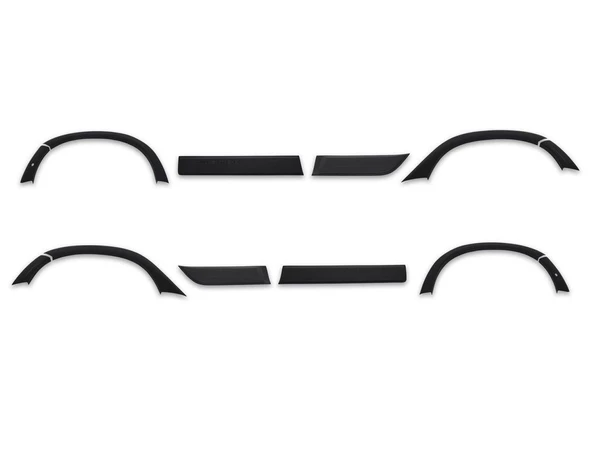 Dacia Duster 10-17 Çamurluk Ve Kapı Dodik 12 Prç.ABS Set