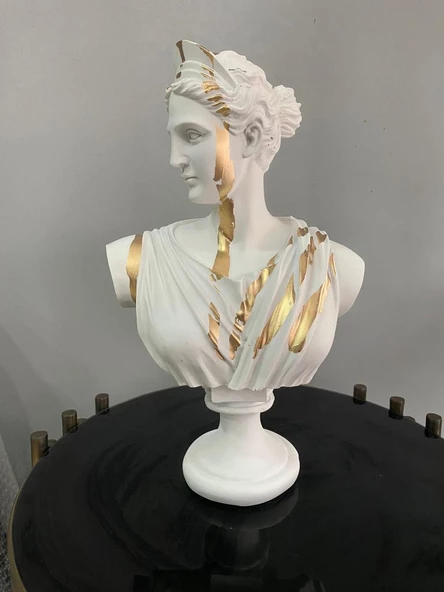 Afrodit Büst Heykel Biblo - Resim 3