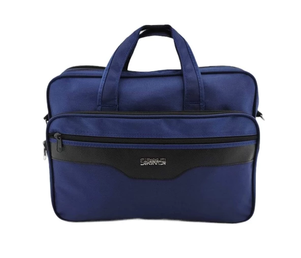 Sırımsı Lacivert 1900 Denye Kumaş Laptop & Evrak Çantası (164) - 3