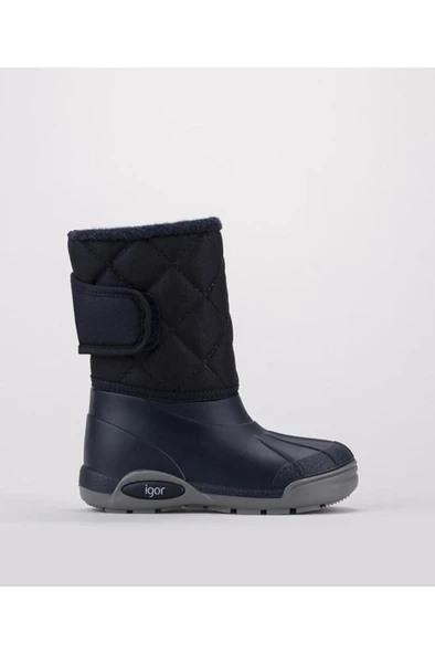 İgor W10209-003 TOPO SKI NYLON Erkek Çocuk Kar Botu Lacivert 22-36 - 2