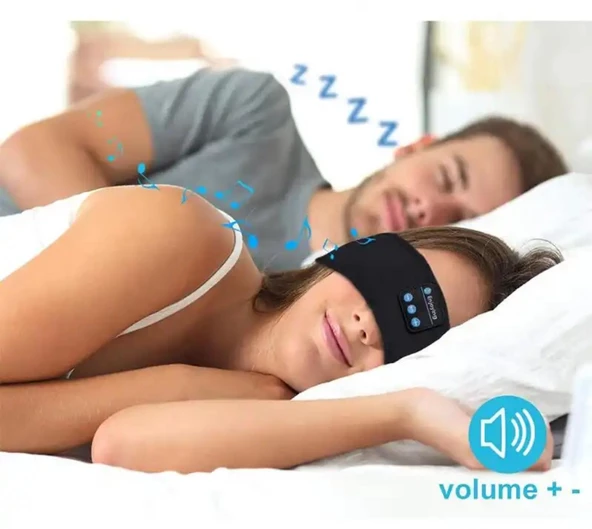 Mbk Trade Kablosuz Bluetooth Uyku Bandı Kulaklıklar Spor Için Ince Rahat Trade - 5