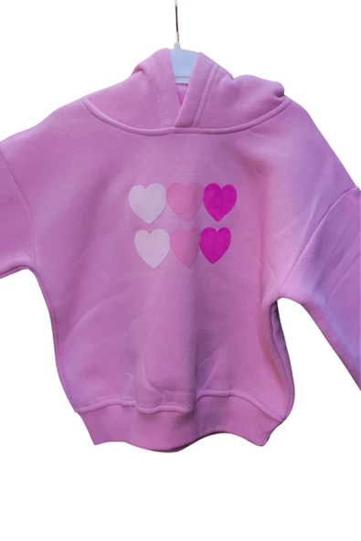 ATABAY KIZ 3İPLİK KAPŞONLU SWEAT - 3