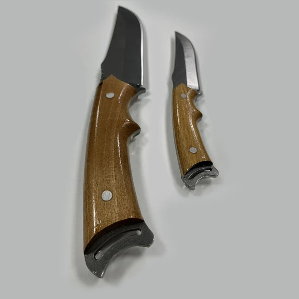 YekOutdoor El Yapımı Deri Kılıflı Kamp Bıçağı - 3