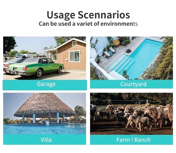 Wifi Uygulamalı Gece Görüşlü Solar Güneş Enerjili Kamera Akıllı Dış Mekan Güvenlik Kamerası - 8