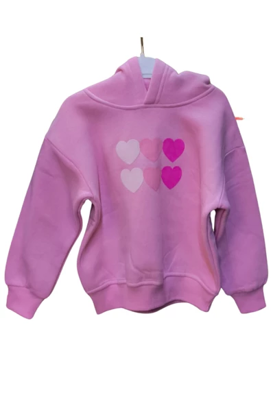 ATABAY KIZ 3İPLİK KAPŞONLU SWEAT - 2