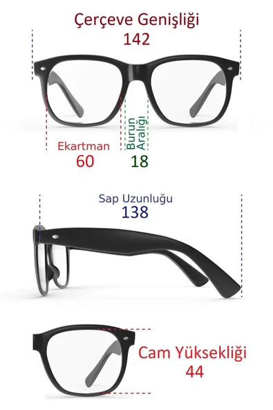 Di Caprio DC2037BLACK Polarize Camlı Clubmaster Güneş Gözlüğü - 8