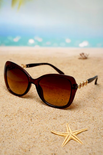 Della Pianto DP57BRWN Butterfly Square Kadın Güneş Gözlüğü