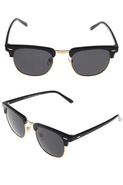 Di Caprio DC2037GUN Polarize Camlı Clubmaster Güneş Gözlüğü - 3