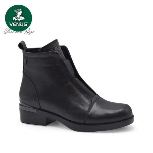 VENÜS 2154210K KALIN TOPUK FERMUARLI KADIN  DERİ BOT - 3