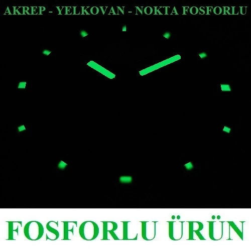 Q&Q VR35J028Y Su Geçirmez Rakamlı Fosforlu Erkek Kol Saati - 3