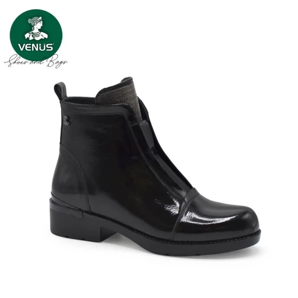 VENÜS 2154210K KALIN TOPUK FERMUARLI KADIN  DERİ BOT - 6
