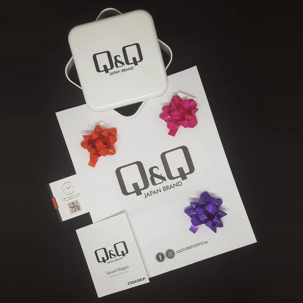 Q&Q Q978J101Y İnce Kasa Klasik Model Unisex Kol Saati - 2