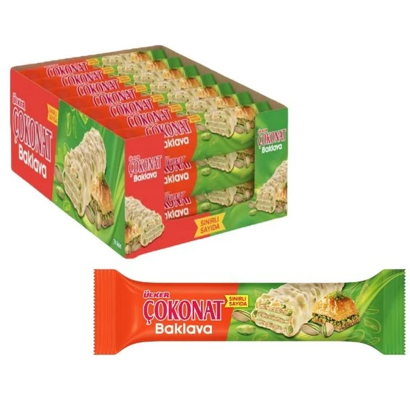 ÜLKER ÇOKONAT 30GR BAKLAVALI