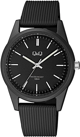 Q&Q VS12J004Y Su Geçirmez Silikon Kordonlu Unisex Kol Saati