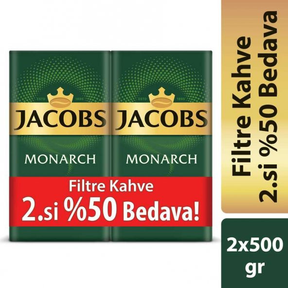 Jacobs Monarch Filtre Kahve 2 x 500 gr