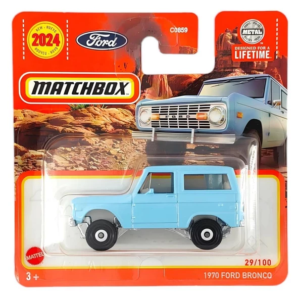 C0859 Matchbox 1:64 Tekli Arabalar 1970 FORD BRONCO HVN34 - Resim 3