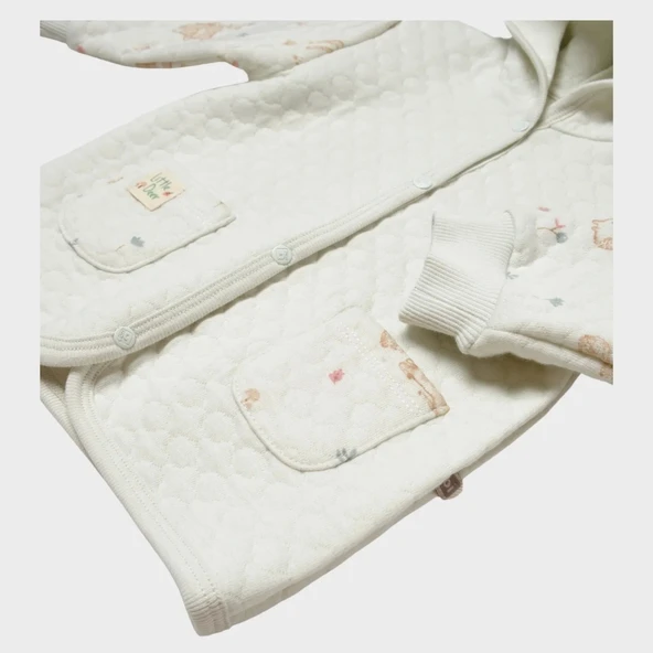 Bibaby Little Deer Bebek Hırka 61513 Mint - 4