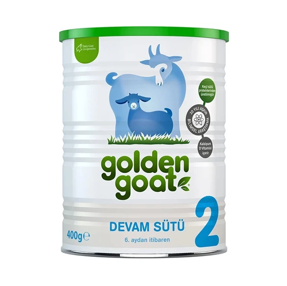 Golden Goat 2 Keçi Sütlü Devam Sütü 6-12 Ay 400 Gr ürün görseli