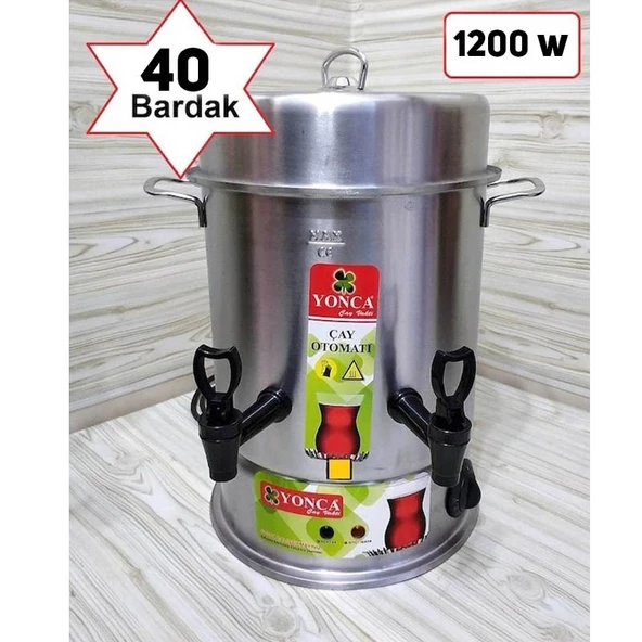 Yonca Çay Otomatı 40 Bardak 1200 W - 2