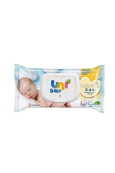 Uni Baby Yenidoğan Islak Havlu Mendil Tekli Paket 40'Lı