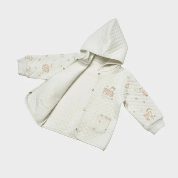 Bibaby Little Deer Bebek Hırka 61513 Mint - 2