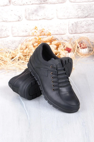 Mehmet Mete 3330 Grezör Rahat Kauçuk Taban Orijinal Hakiki Deri Erkek Ayakkabı - Resim 6