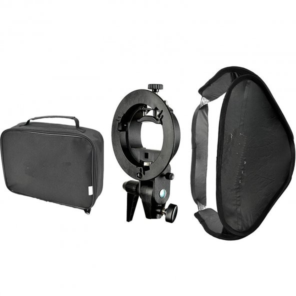 Deyatech Tepe Flaşı için Softbox Seti (60x60)